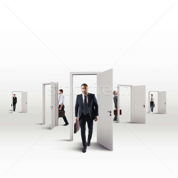 Orientate in choosing a working career between many choices Stock photo © alphaspirit