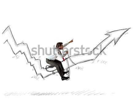 Overdue businessman Stock photo © alphaspirit