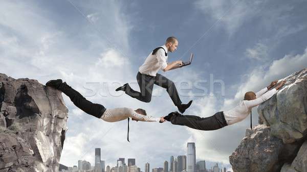 Teamwork concept Stock photo © alphaspirit