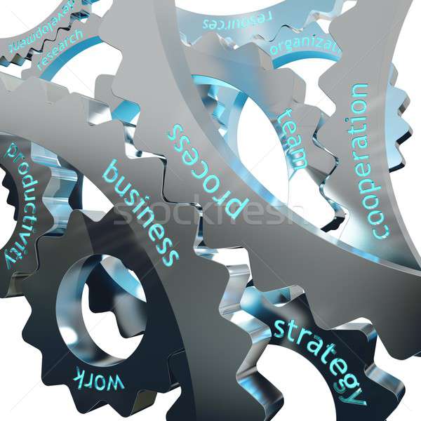 Concept of work with gear Stock photo © alphaspirit