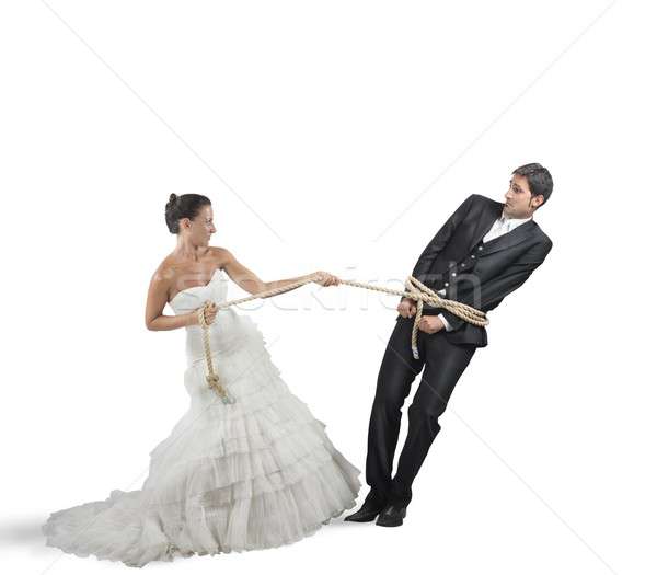 Trapped by marriage Stock photo © alphaspirit