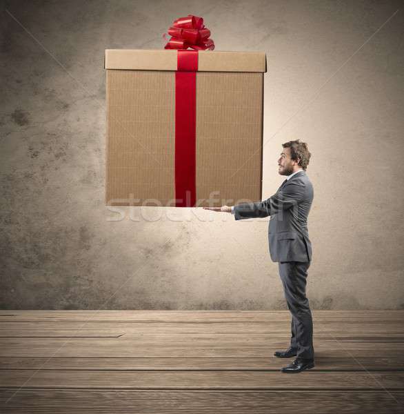 Big present Stock photo © alphaspirit