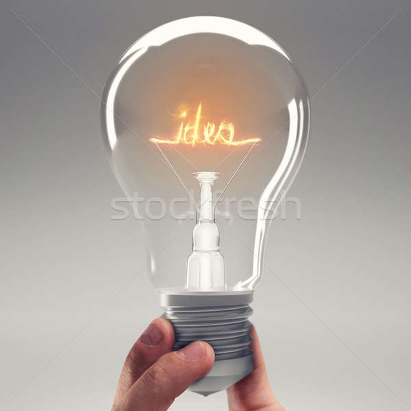 Have an idea. 3D Rendering Stock photo © alphaspirit