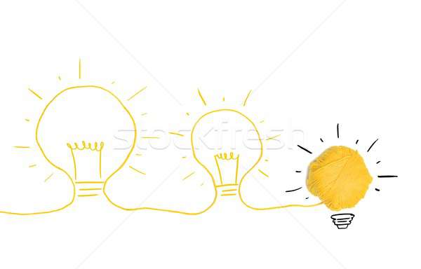 Idée innovation concept laine balle affaires [[stock_photo]] © alphaspirit