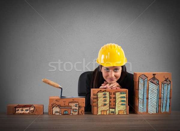 Growth of residential properties Stock photo © alphaspirit