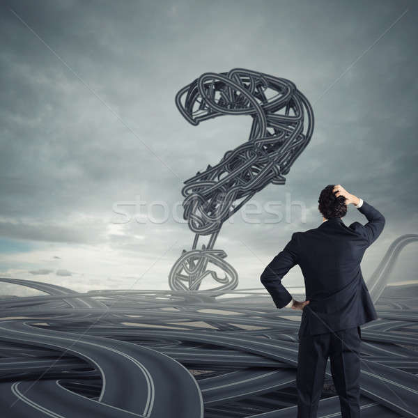 Difficult choices. 3D Rendering Stock photo © alphaspirit