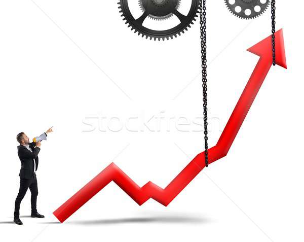 Raise the statistics Stock photo © alphaspirit