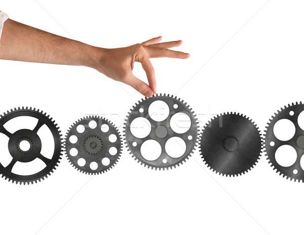 Stock photo: System of integration