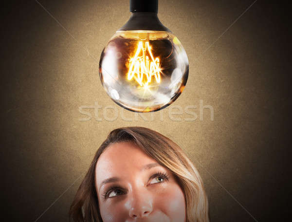 Shiny lightbulb Stock photo © alphaspirit