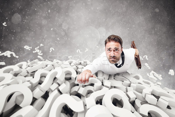 Clinging to the doubts Stock photo © alphaspirit