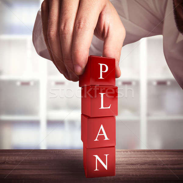 Building a plan Stock photo © alphaspirit