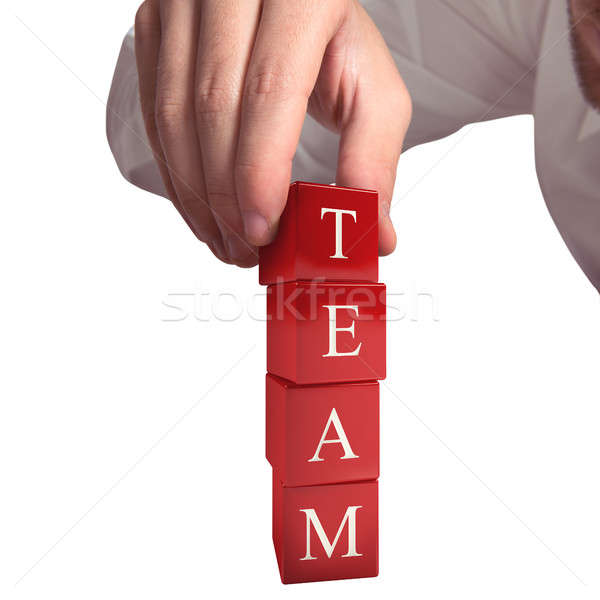 Building a team 3D Rendering Stock photo © alphaspirit