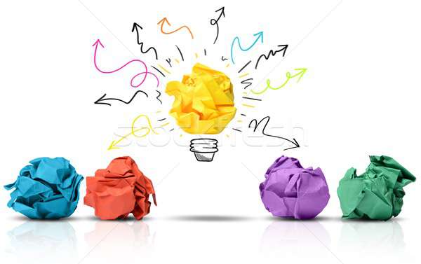 Paper idea Stock photo © alphaspirit