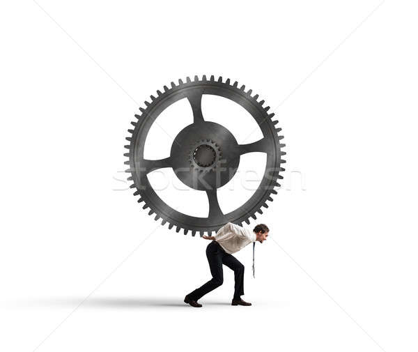 Integration concept with gear Stock photo © alphaspirit