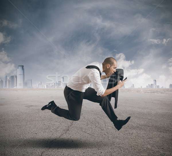 Business in action Stock photo © alphaspirit