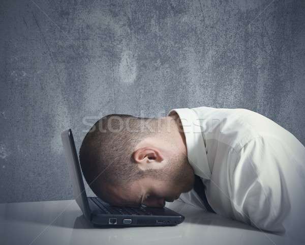 Stock photo: Stressed businessman