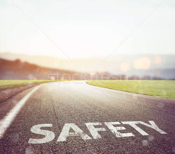 Stock photo: Safe road to travel