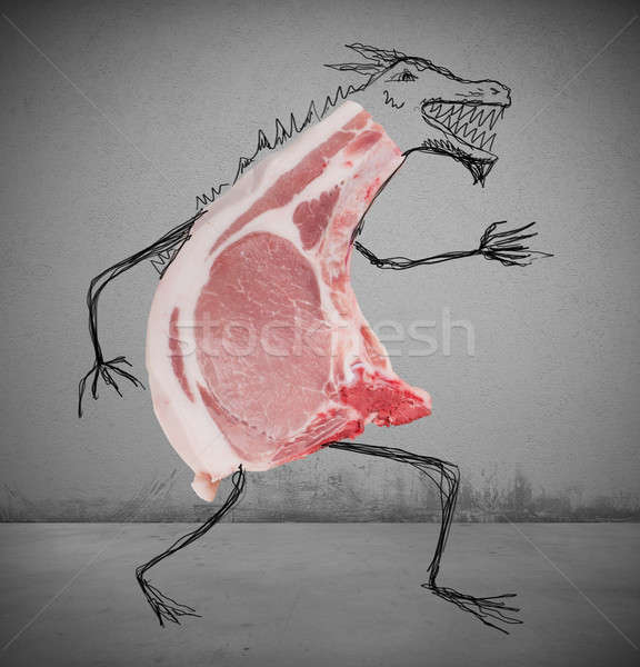 Monster meat Stock photo © alphaspirit