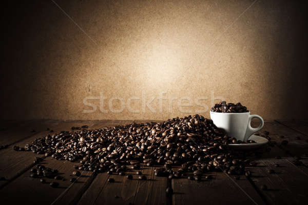 杯 咖啡豆 袋 食品 咖啡 商業照片 © alphaspirit