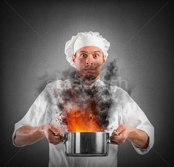Bumbling chef Stock photo © alphaspirit