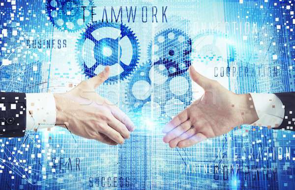 Business future agreements Stock photo © alphaspirit