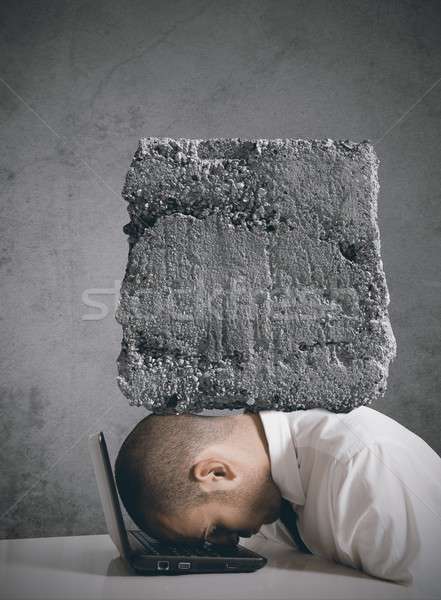 Stress at work Stock photo © alphaspirit