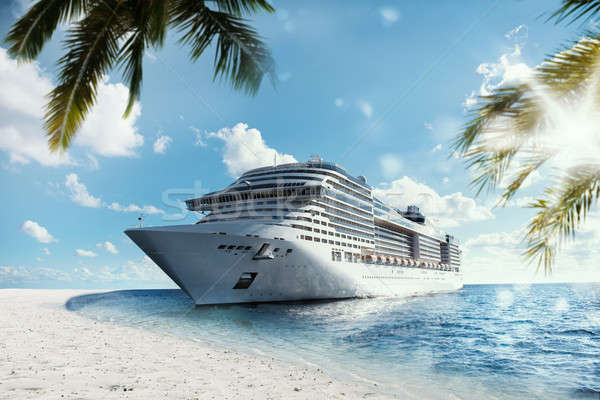 Tropical cruise voyage Stock photo © alphaspirit