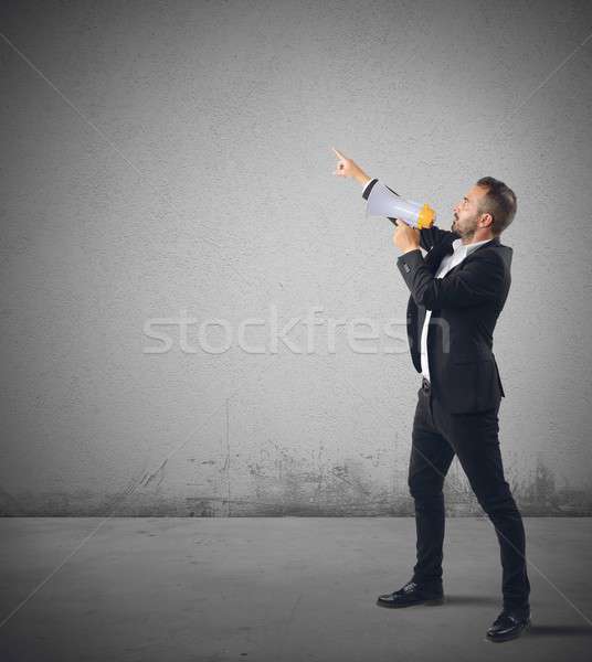 Stock photo: Authoritarian businessman
