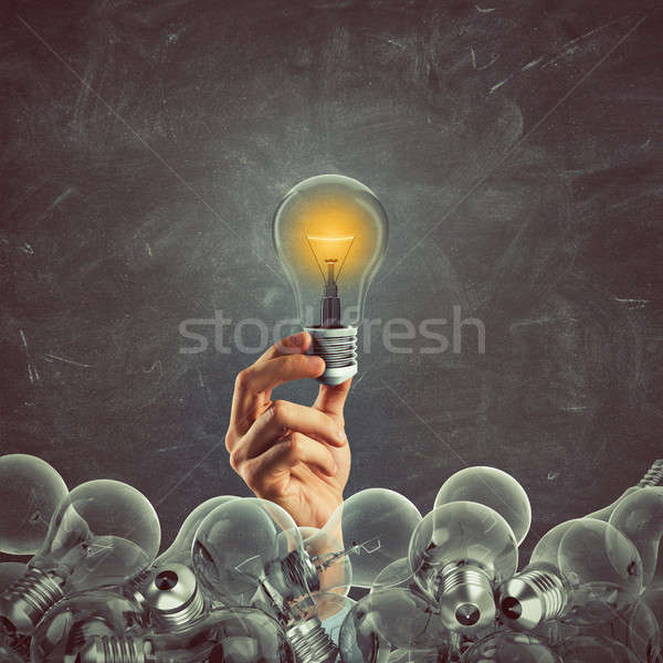 Magnifique affaires idée 3D lumineuses Photo stock © alphaspirit
