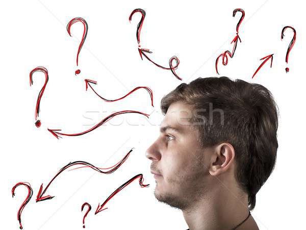 Doubts and questions Stock photo © alphaspirit