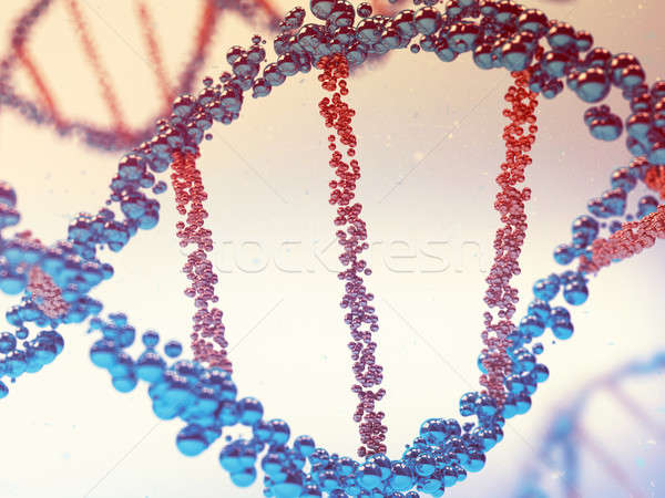 3D renderelt kép DNS makró emberi gyógyszer Stock fotó © alphaspirit