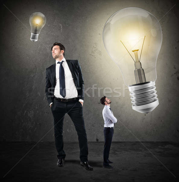 Great ideas from little businessmen Stock photo © alphaspirit