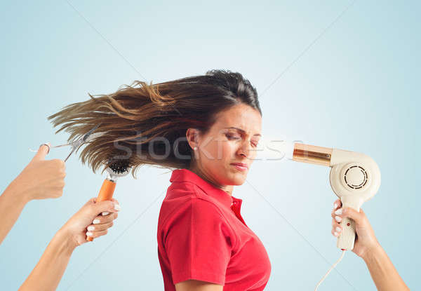 Hair style concept Stock photo © alphaspirit