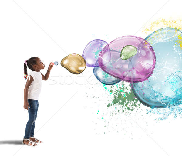 Colourful bubble Stock photo © alphaspirit