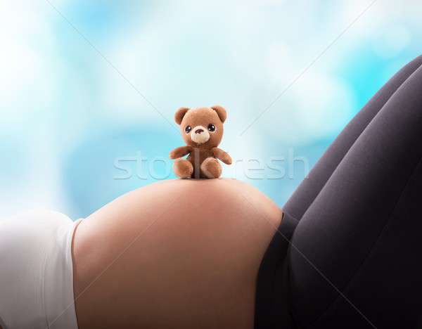 Teddy bear for the baby Stock photo © alphaspirit