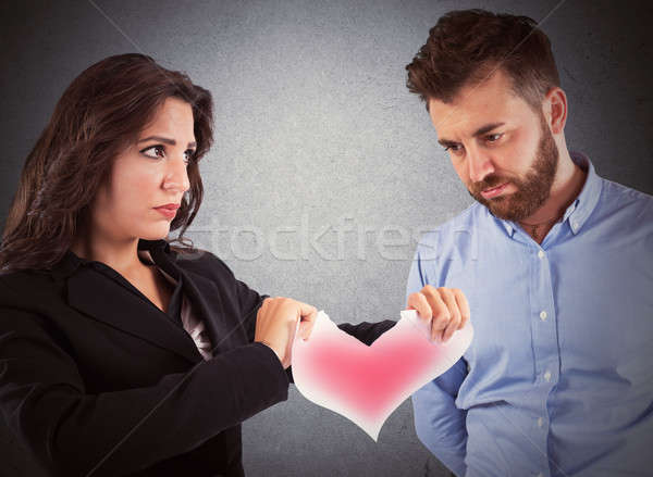 Love relationship ended Stock photo © alphaspirit