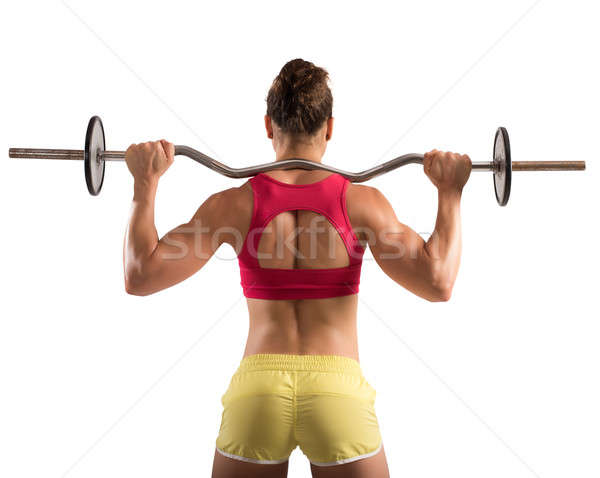 Workout with outrigger Stock photo © alphaspirit