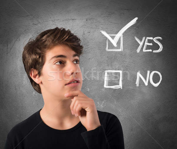 Yes or no Stock photo © alphaspirit