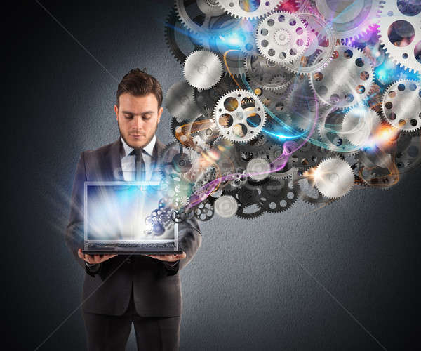Mechanism of the business web Stock photo © alphaspirit