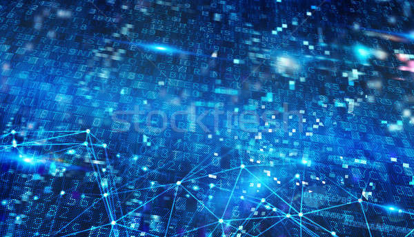 Internet network background. Concept of internet sharing Stock photo © alphaspirit