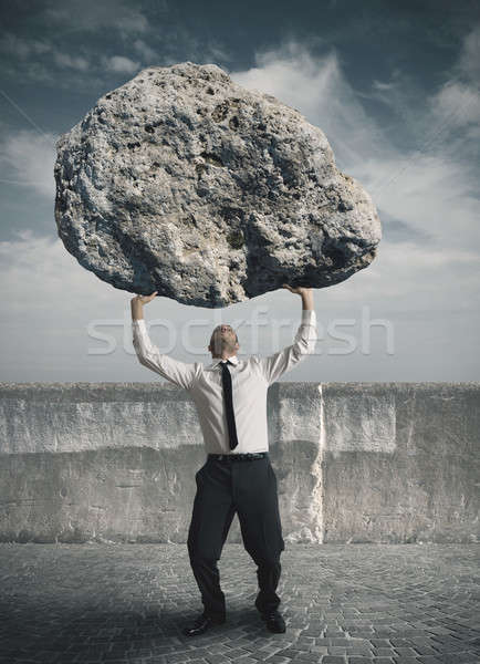 Businessman and stress Stock photo © alphaspirit