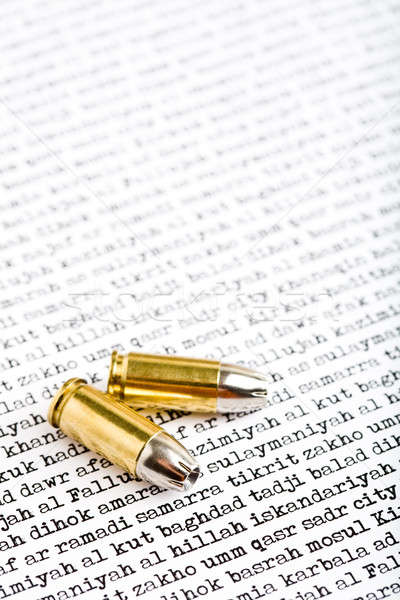 bullets over iraq Stock photo © alptraum