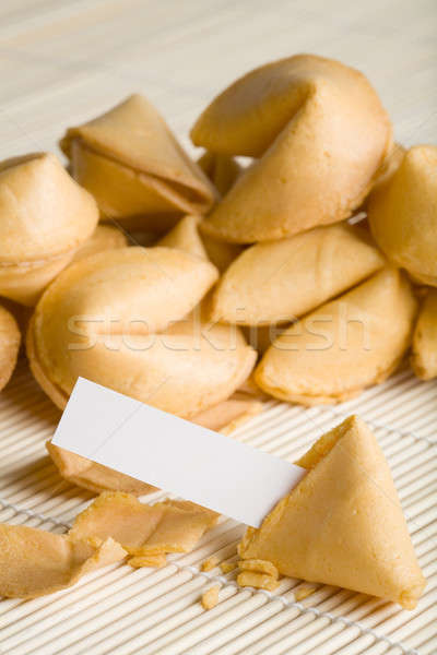 fortune cookie blank Stock photo © alptraum