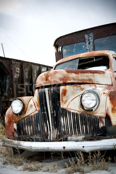 truck abandoned Stock photo © alptraum