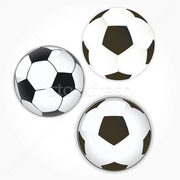 Balle sport icônes symboles dessinées Photo stock © alvaroc