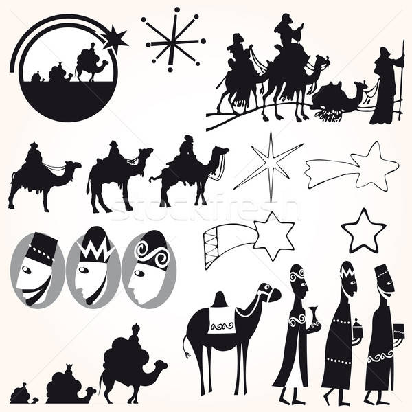 Illustration vector. Star of Bethlehem. Nativity Stock photo © alvaroc