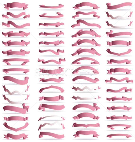 Stock photo: set of design elements banners ribbons vector