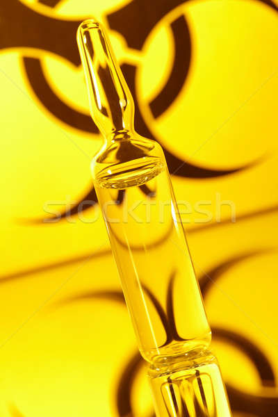 Biohazard and ampule Stock photo © Amaviael