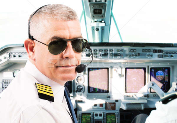 Stock photo: Airline pilot 