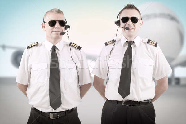 Airline pilots Stock photo © Amaviael